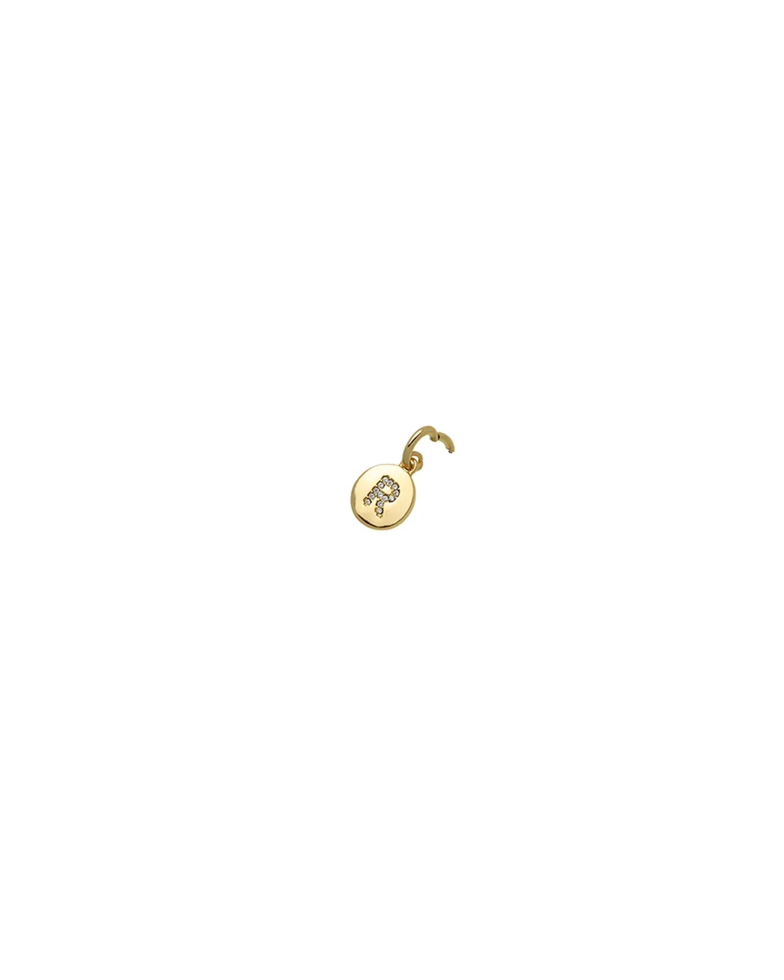 The Pavé Initial Disc Charm - Image 5