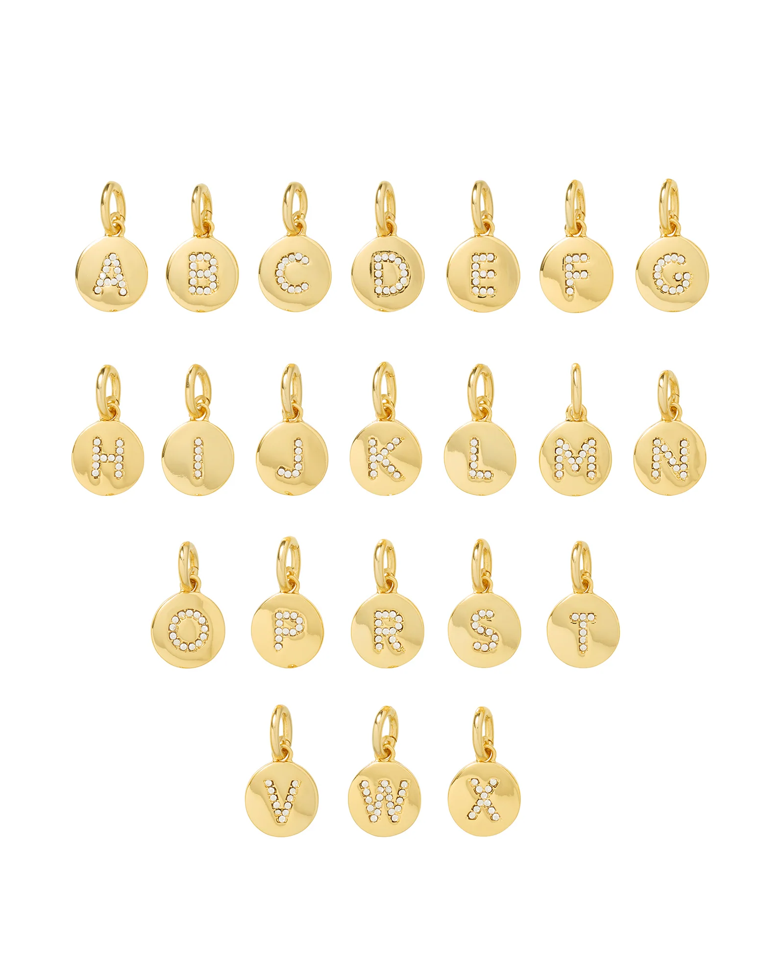 The Pavé Initial Disc Charm - Image 7