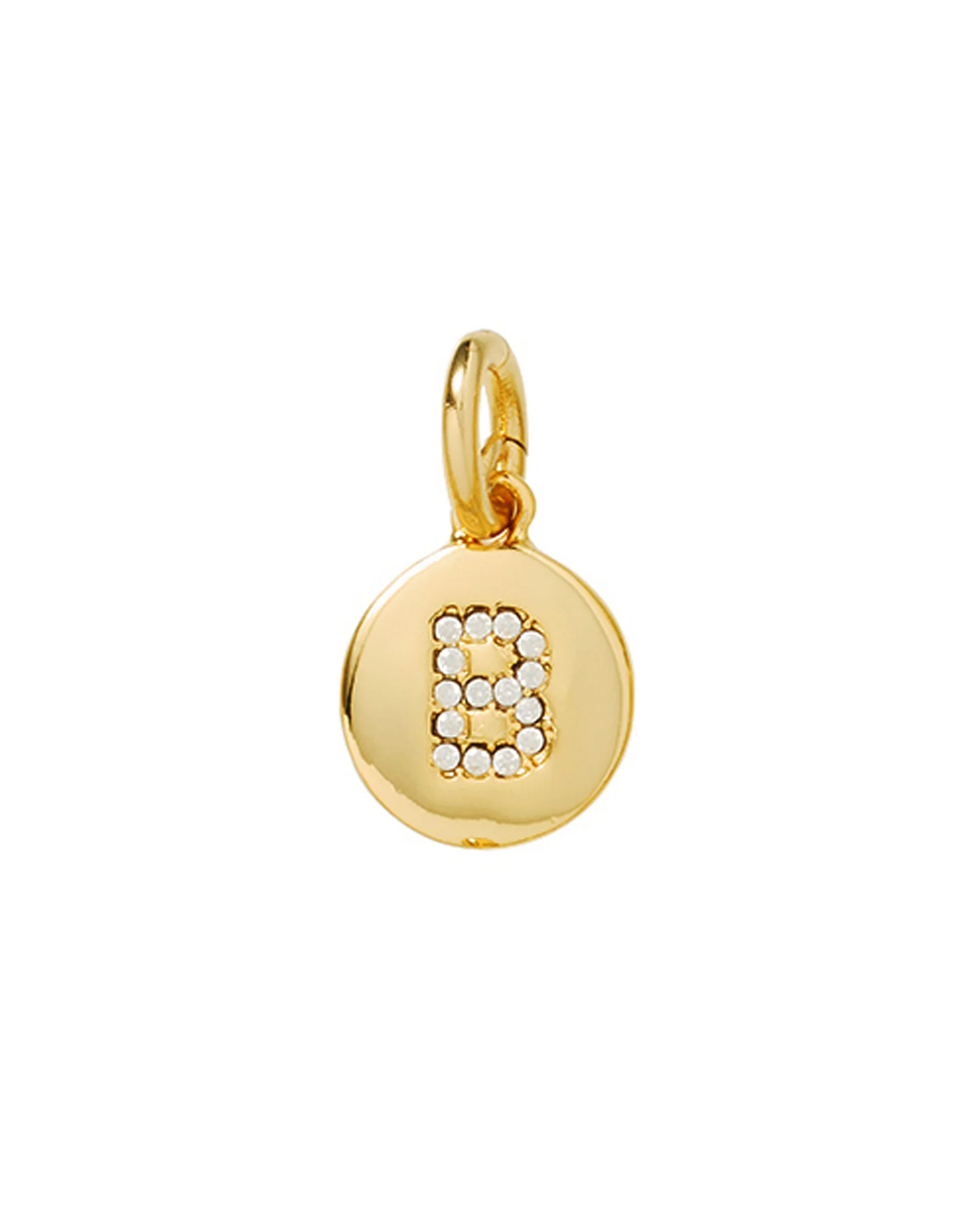 The Pavé Initial Disc Charm - Image 8
