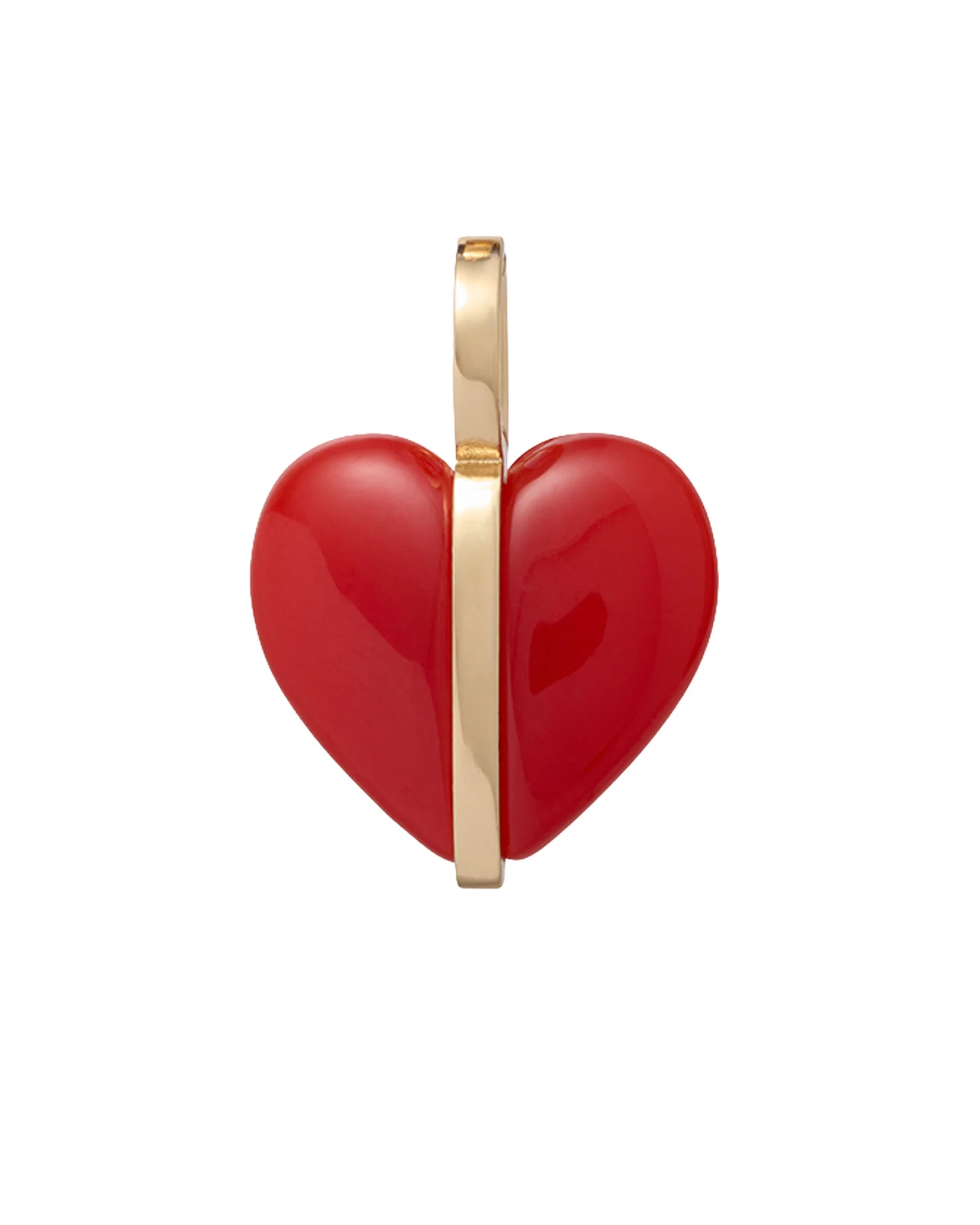 The Mini Stone Heart Charms