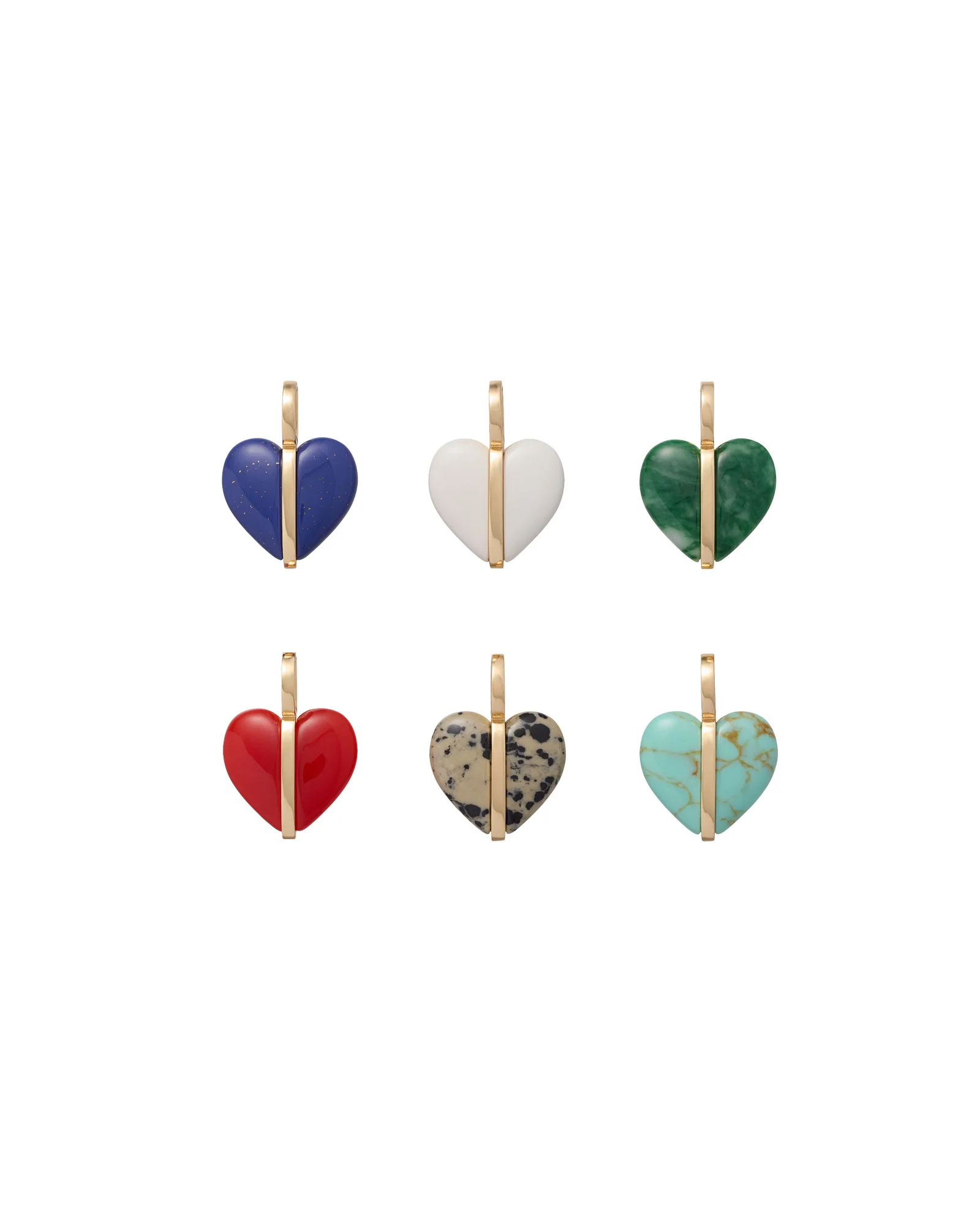 The Mini Stone Heart Charms - Image 10