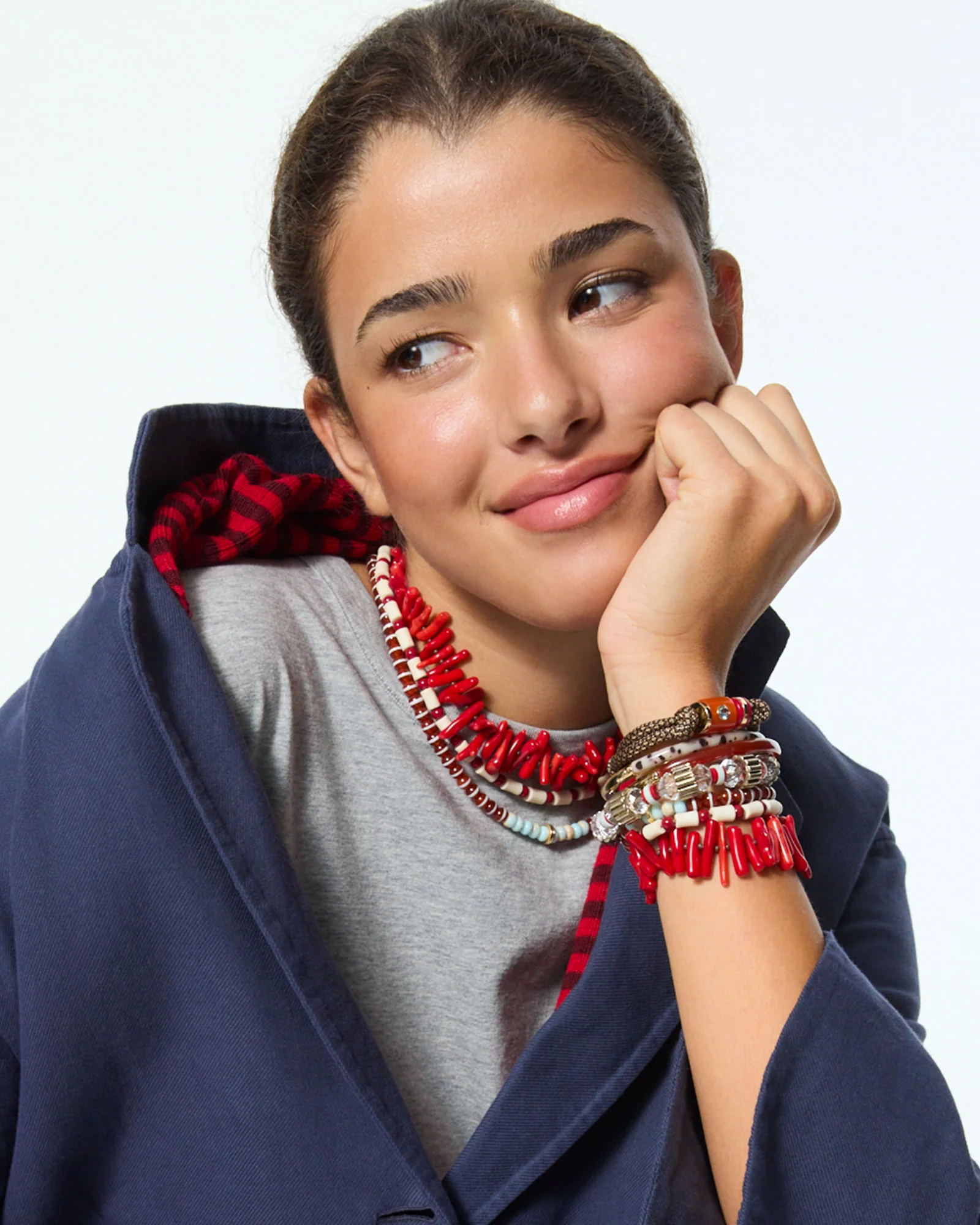 The Paprika Coral Necklace Set - Image 6