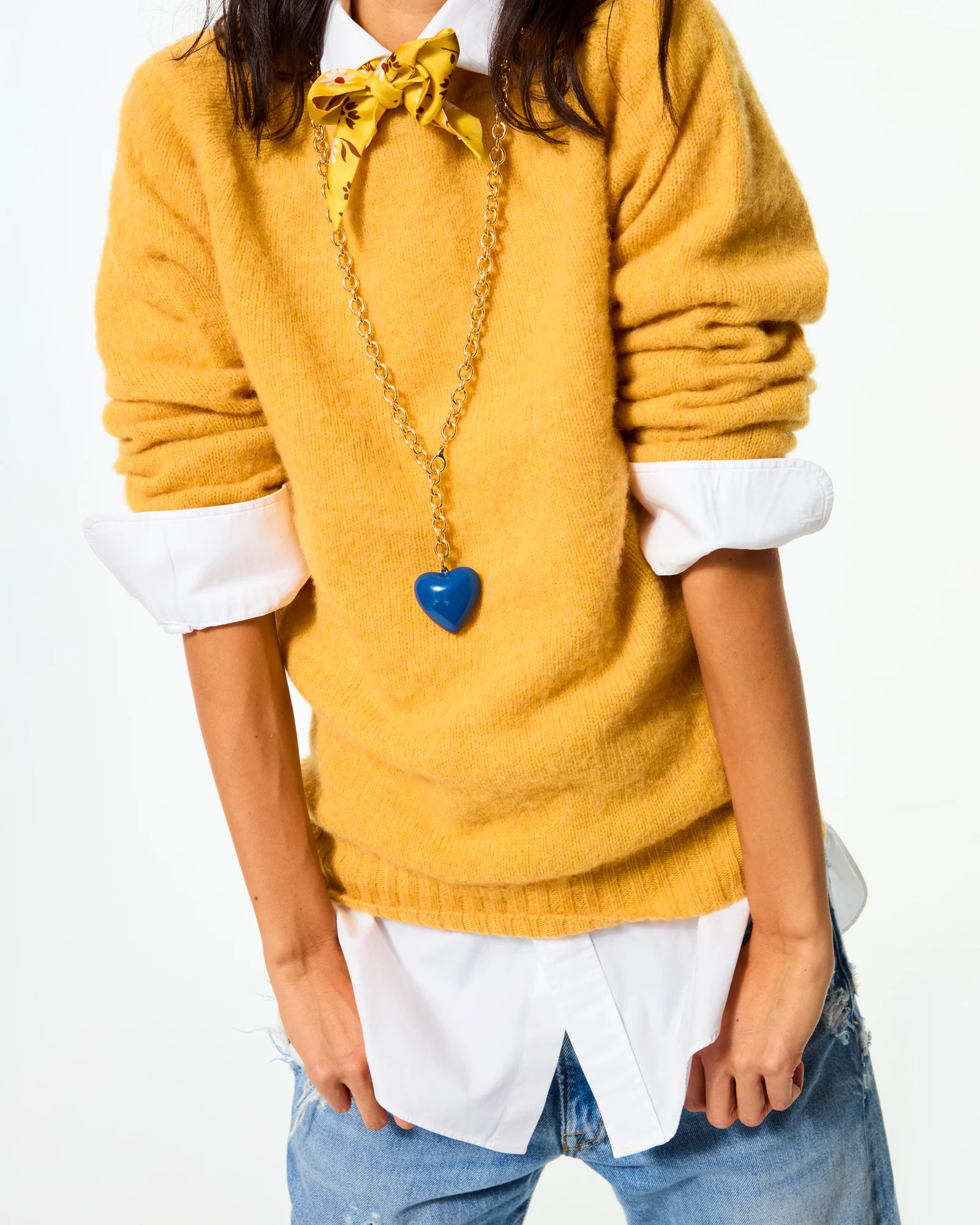 The Big Puffy Heart Charm Necklace - Image 4