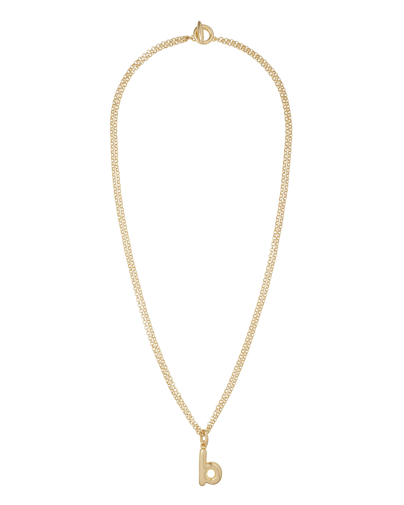 The Puffy Initial Necklace - Image 12