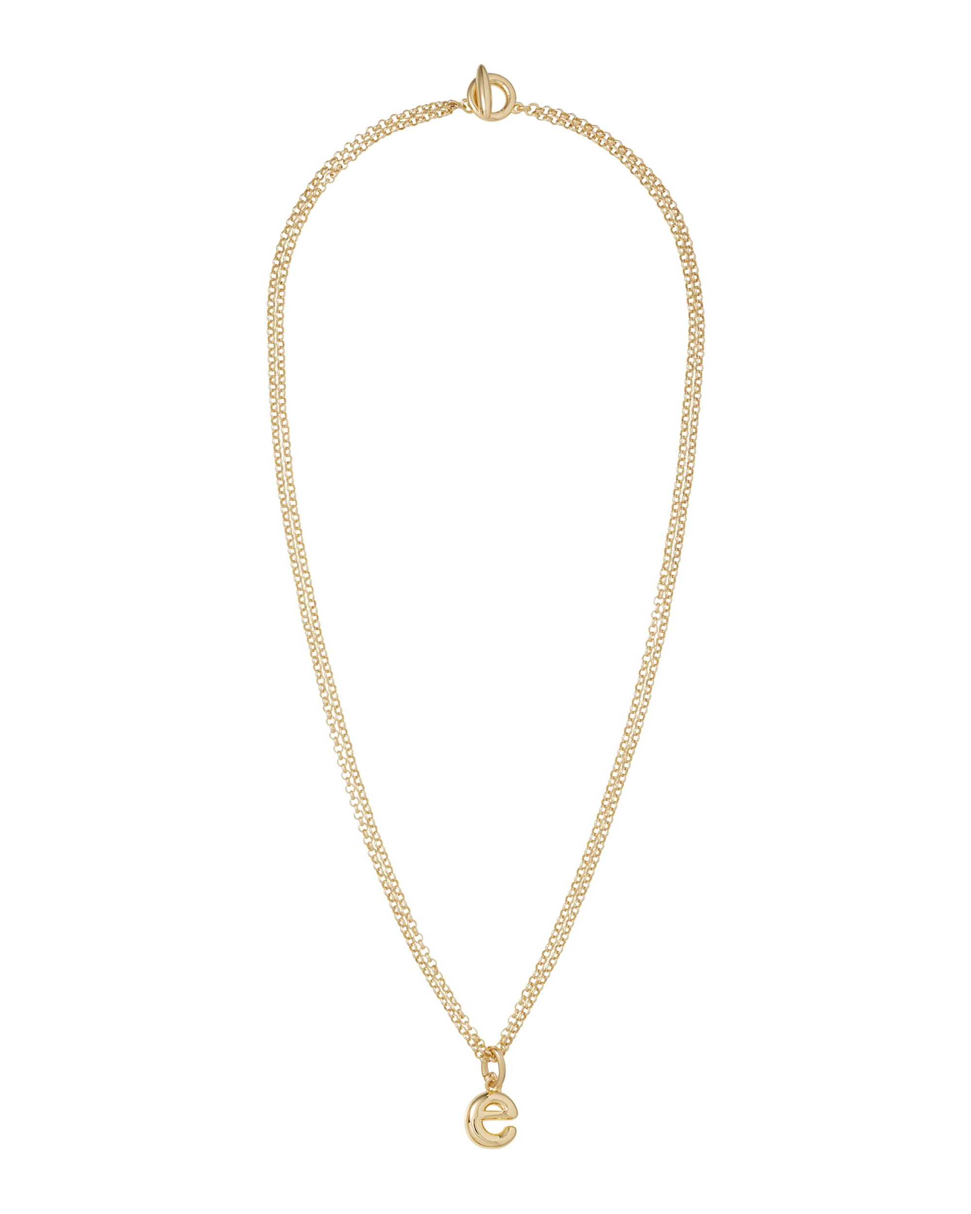 The Puffy Initial Necklace - Image 15