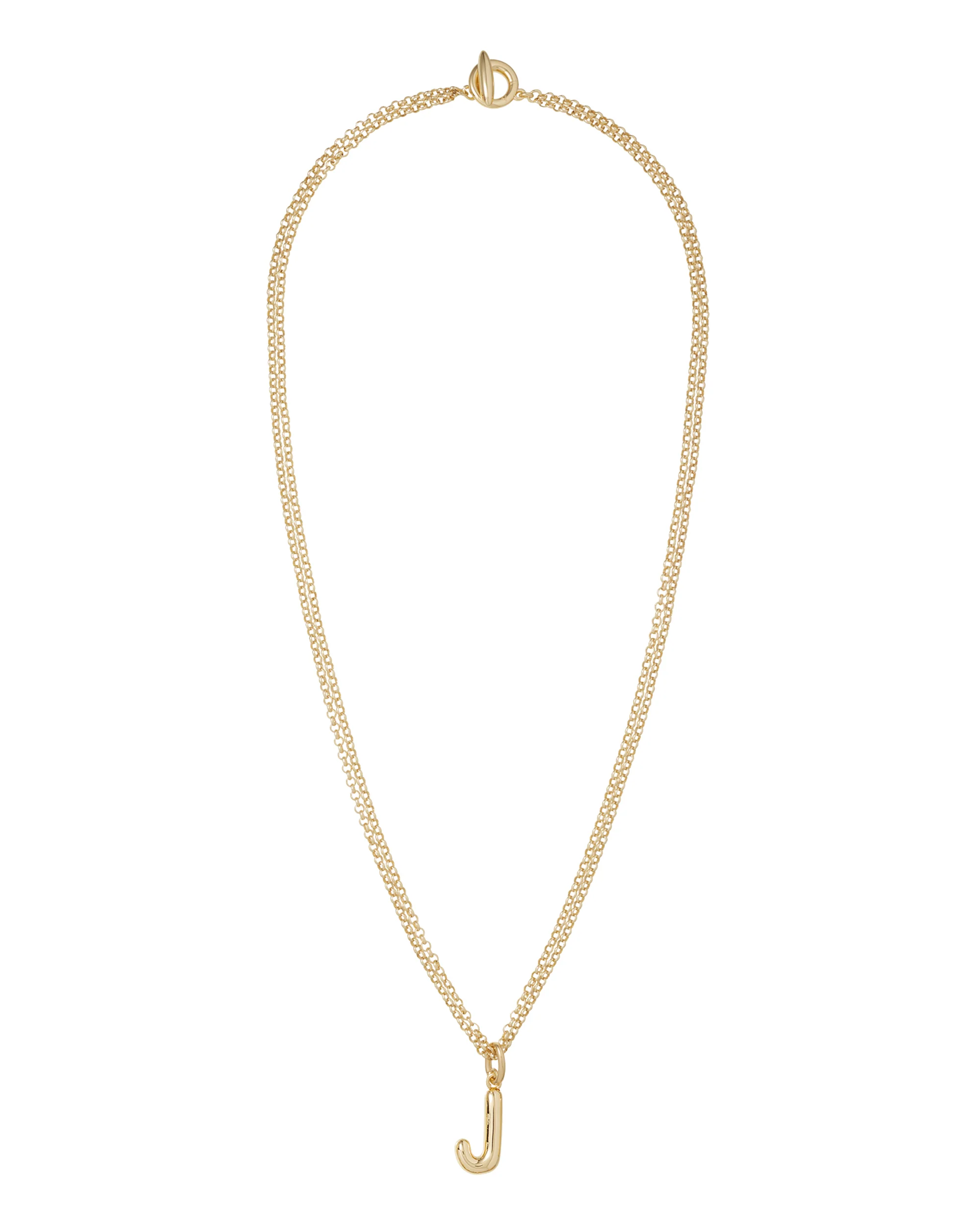 The Puffy Initial Necklace - Image 20