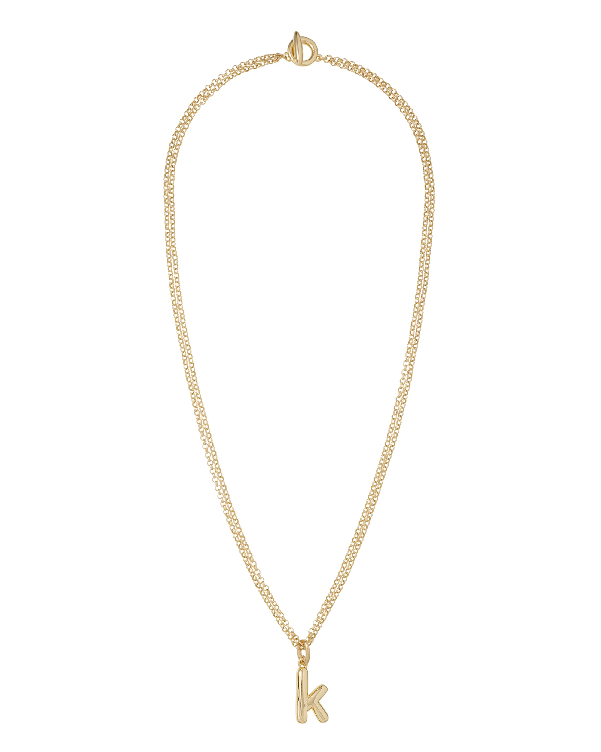 The Puffy Initial Necklace - Image 21