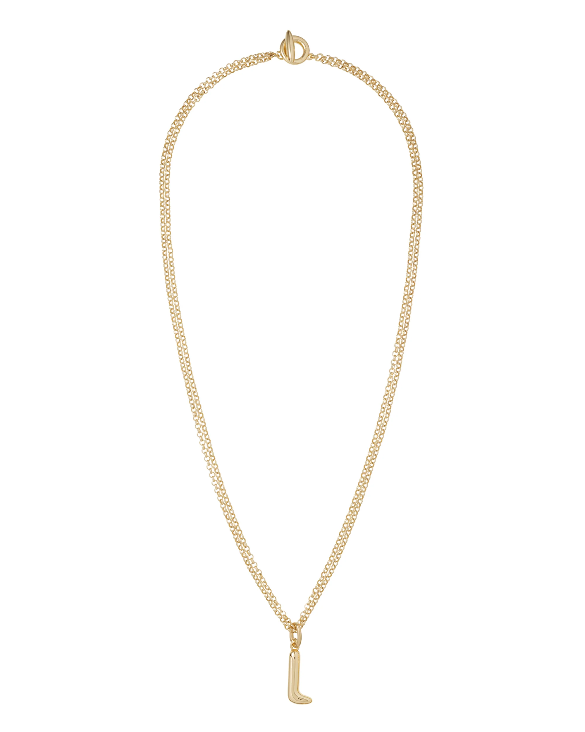 The Puffy Initial Necklace - Image 22