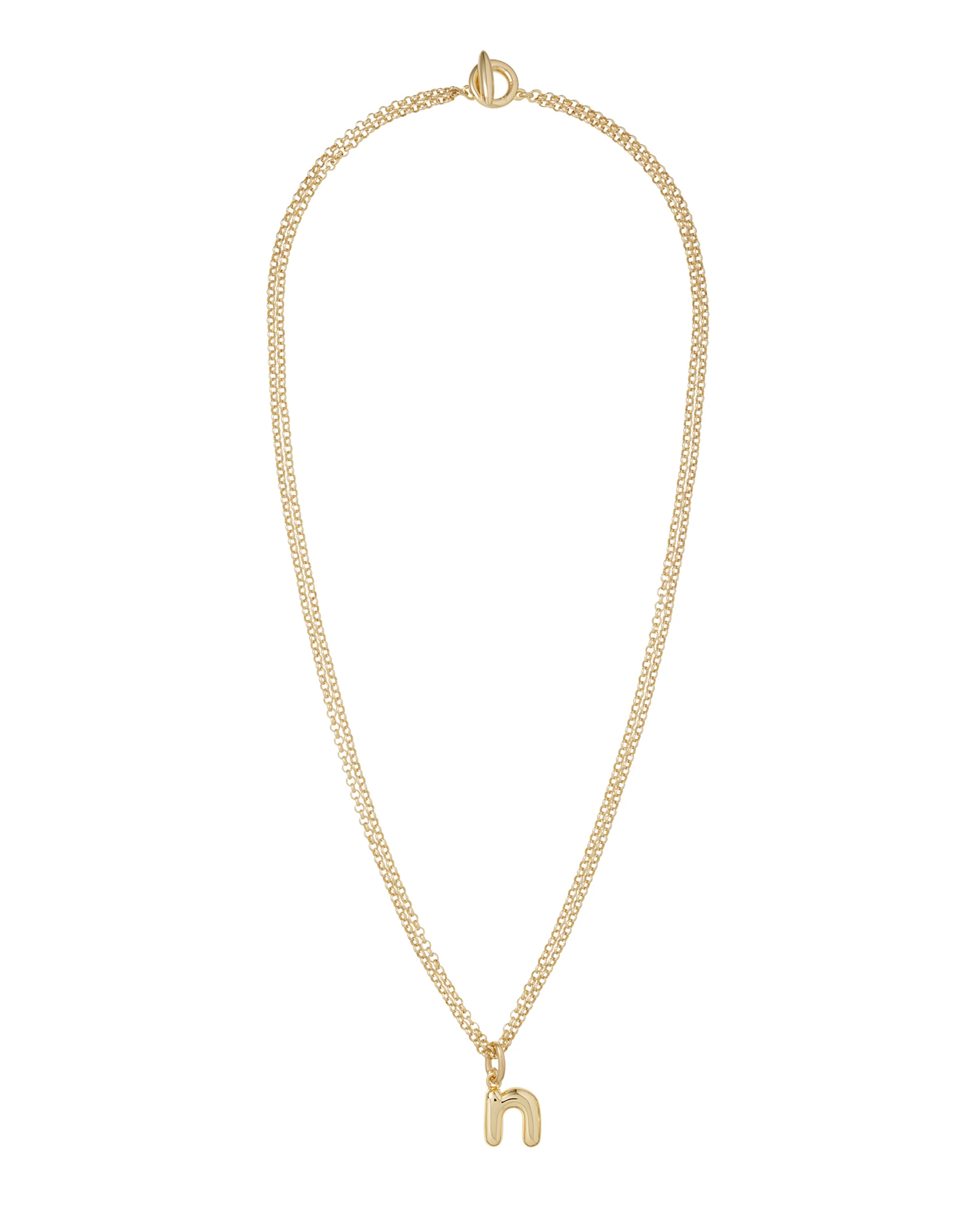 The Puffy Initial Necklace - Image 24