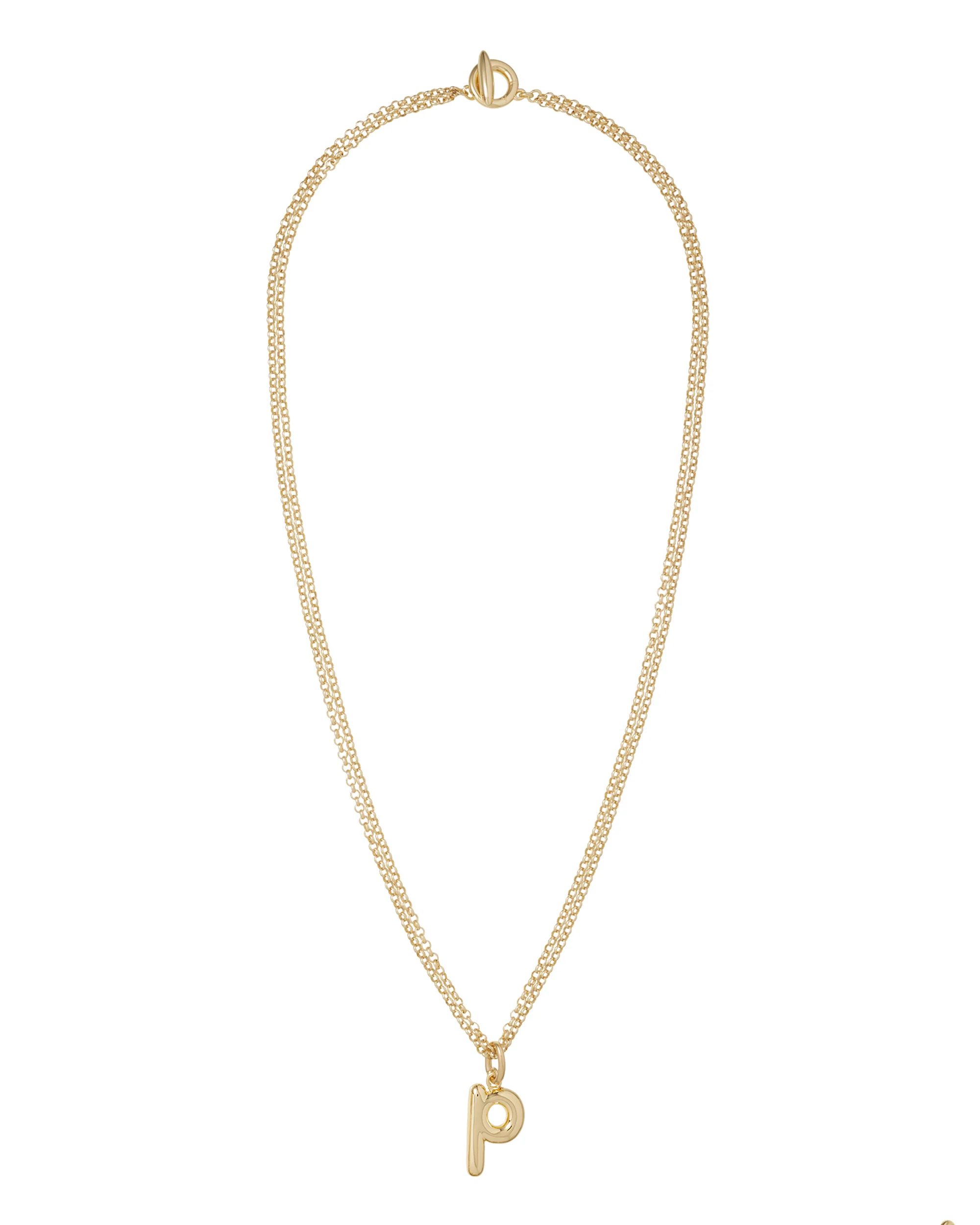 The Puffy Initial Necklace - Image 26