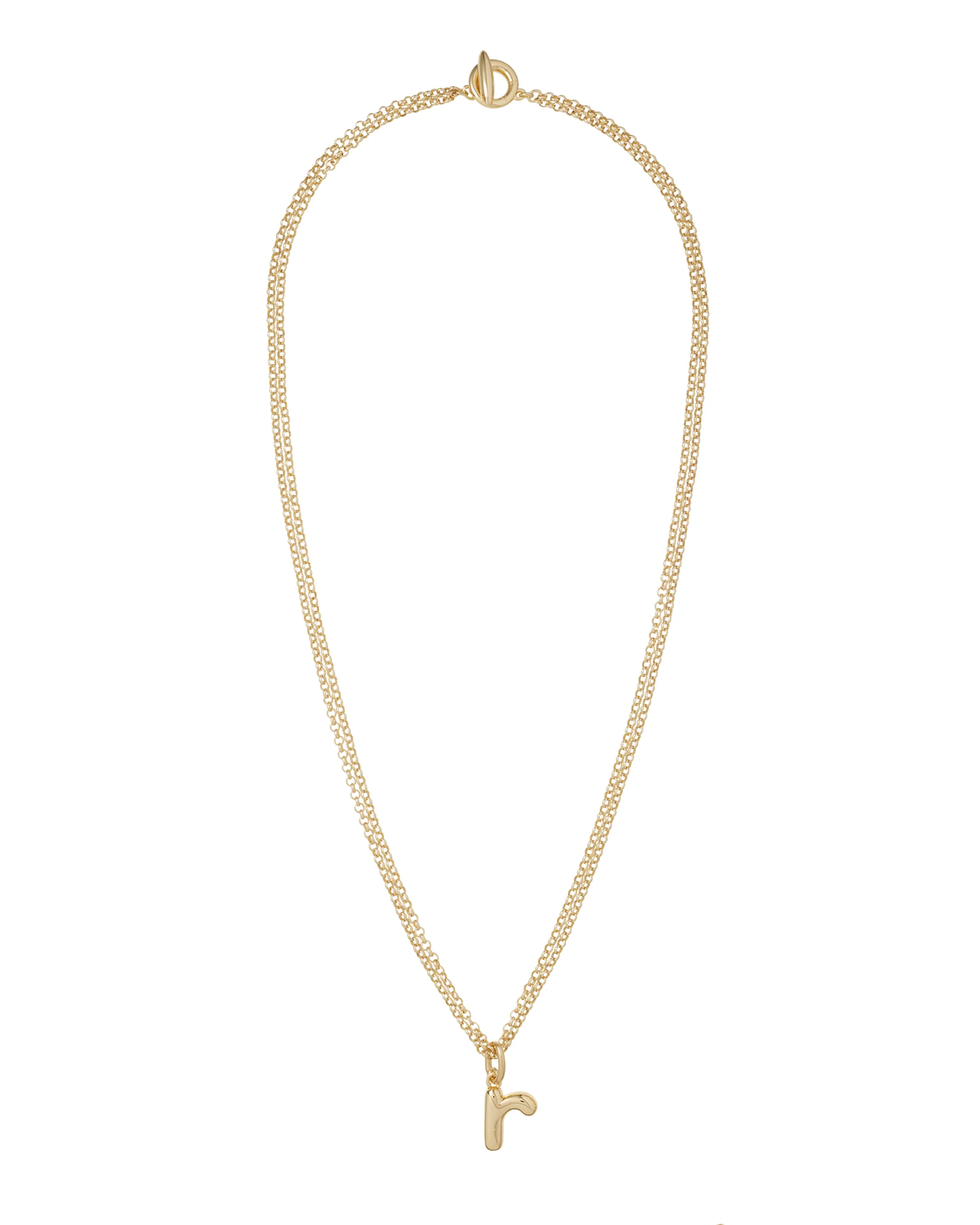 The Puffy Initial Necklace - Image 27