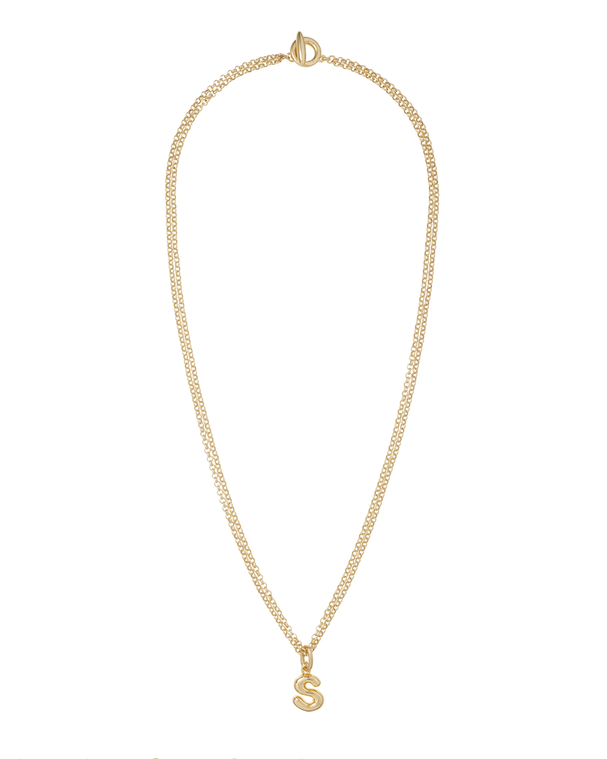 The Puffy Initial Necklace - Image 28