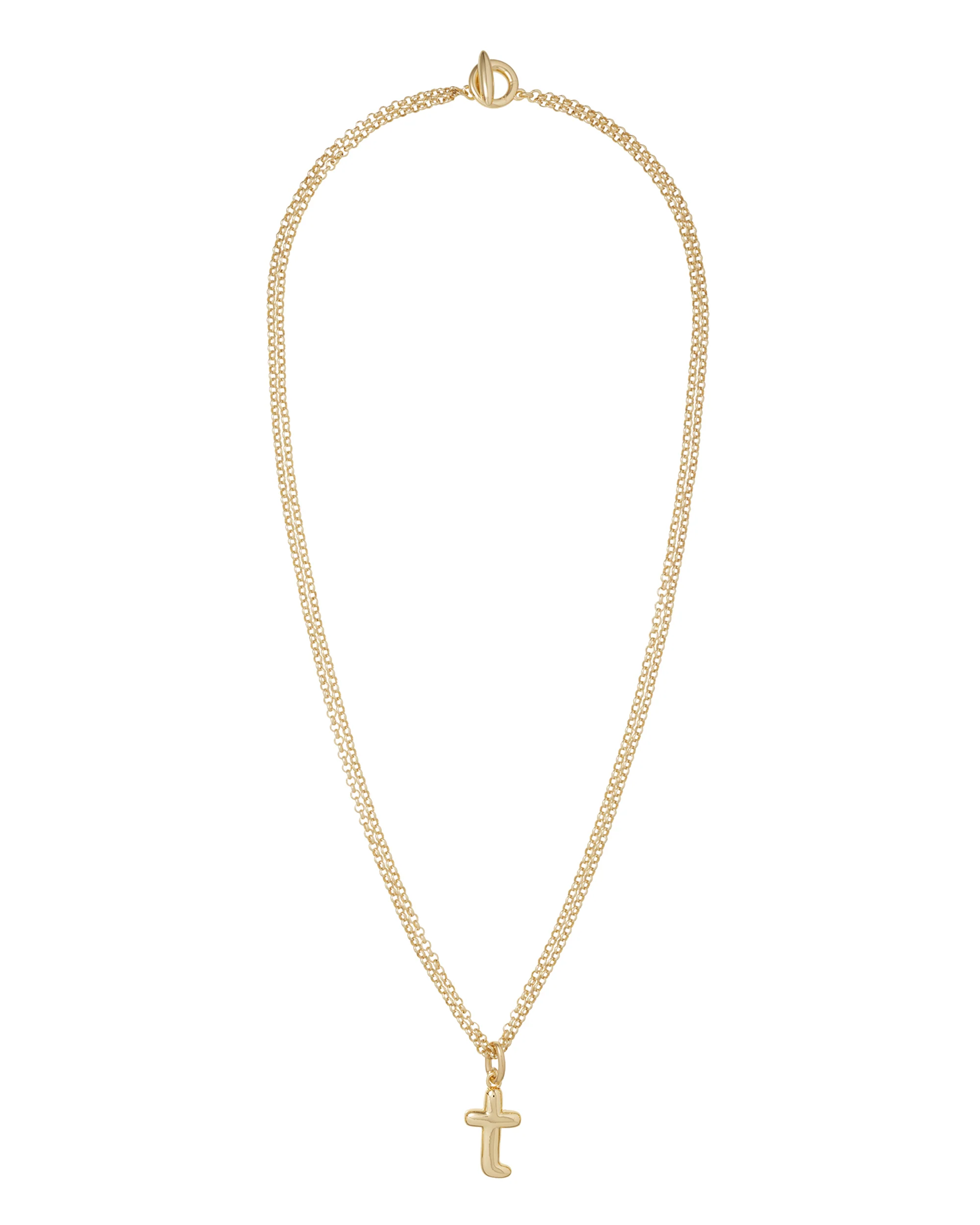 The Puffy Initial Necklace - Image 29