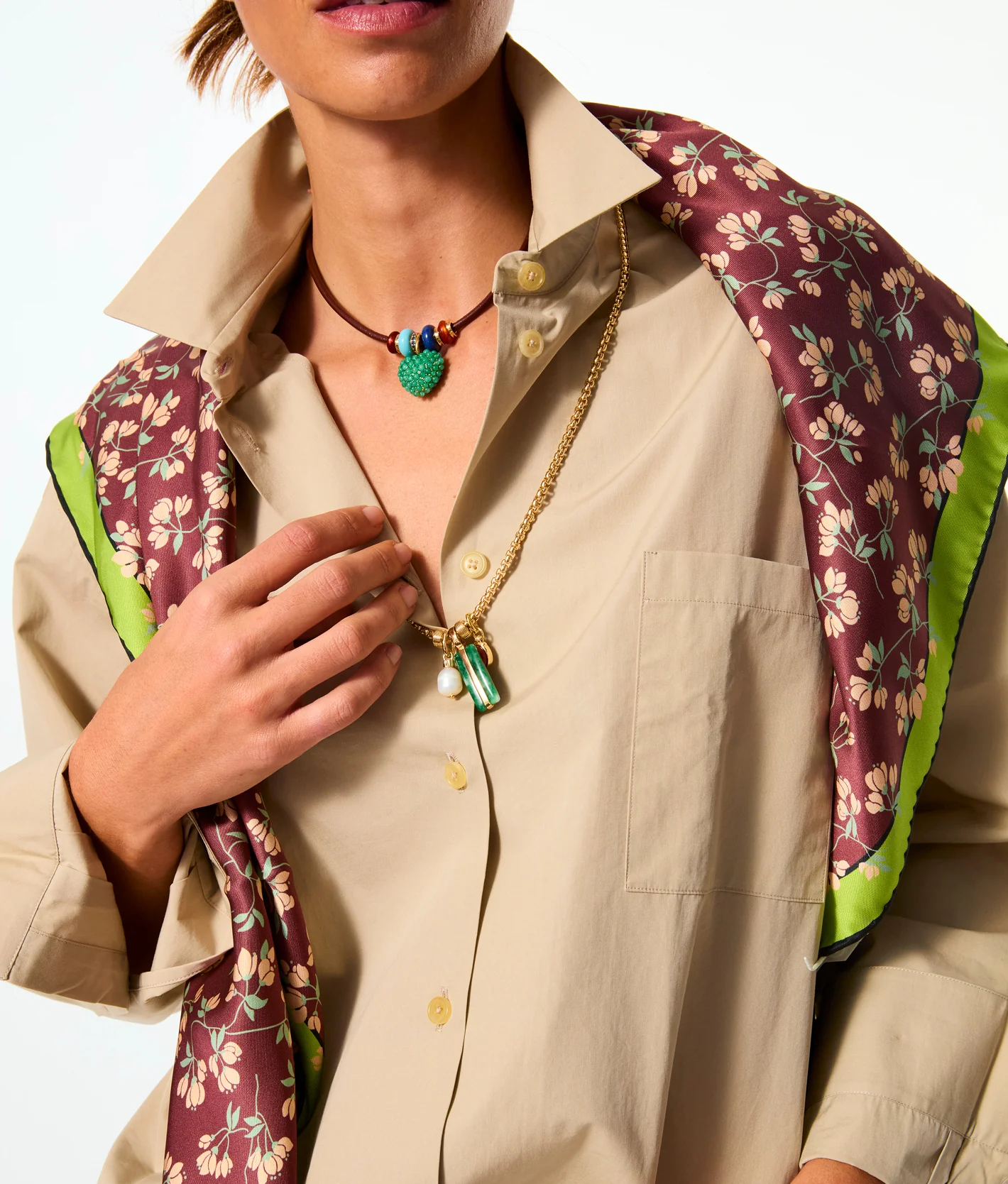 The Stone Bar Pendant Necklace - Image 3