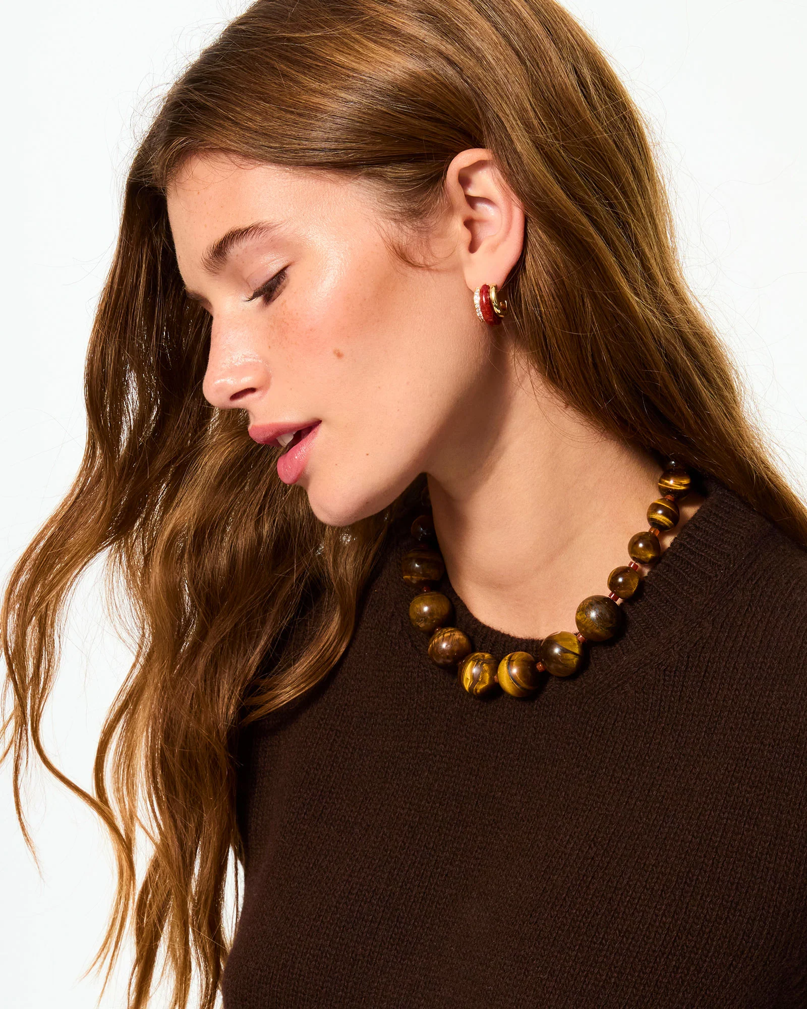 The Stone Huggie Earrings - Image 3