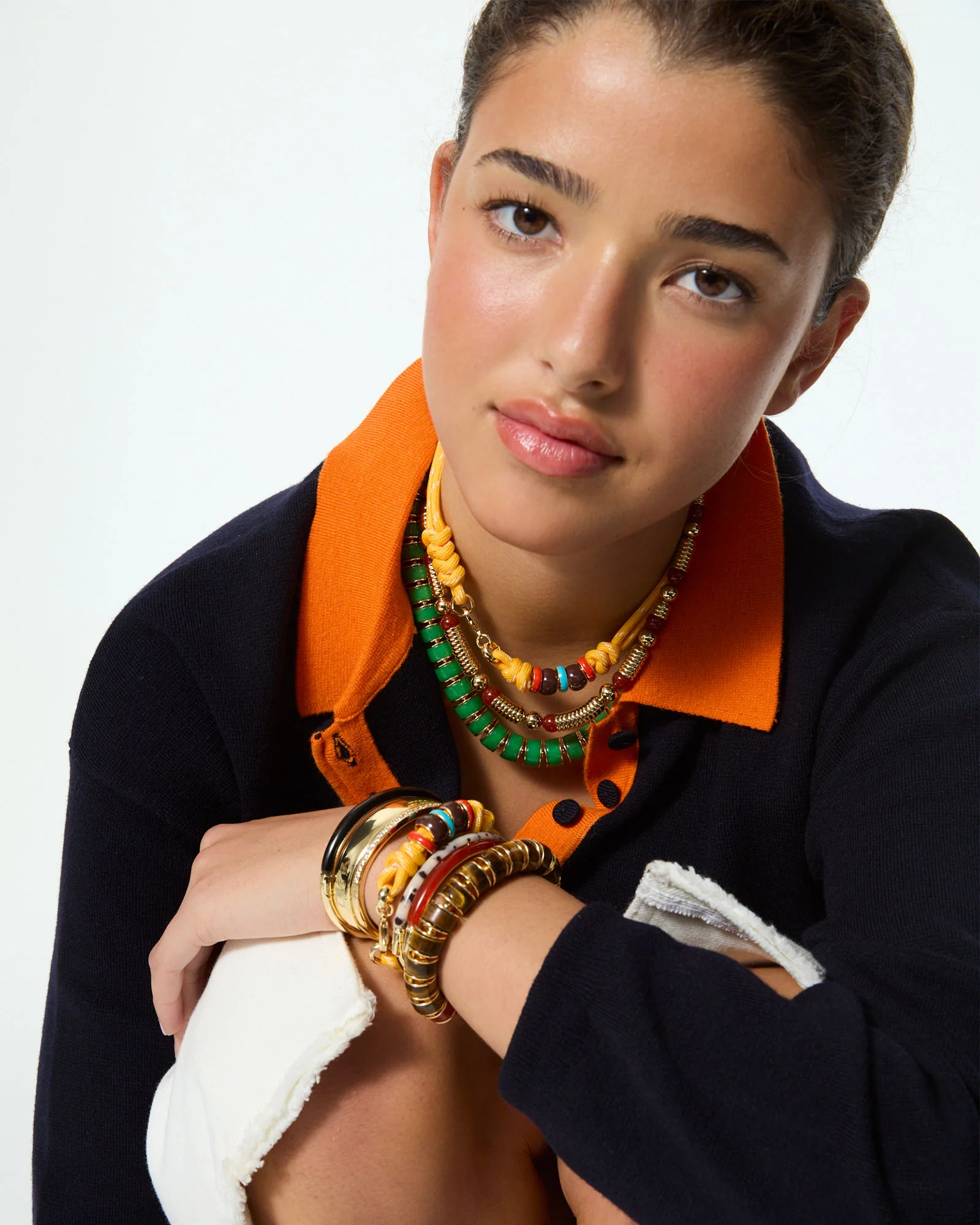 The Stone Hinged Bracelet Trio - Image 9