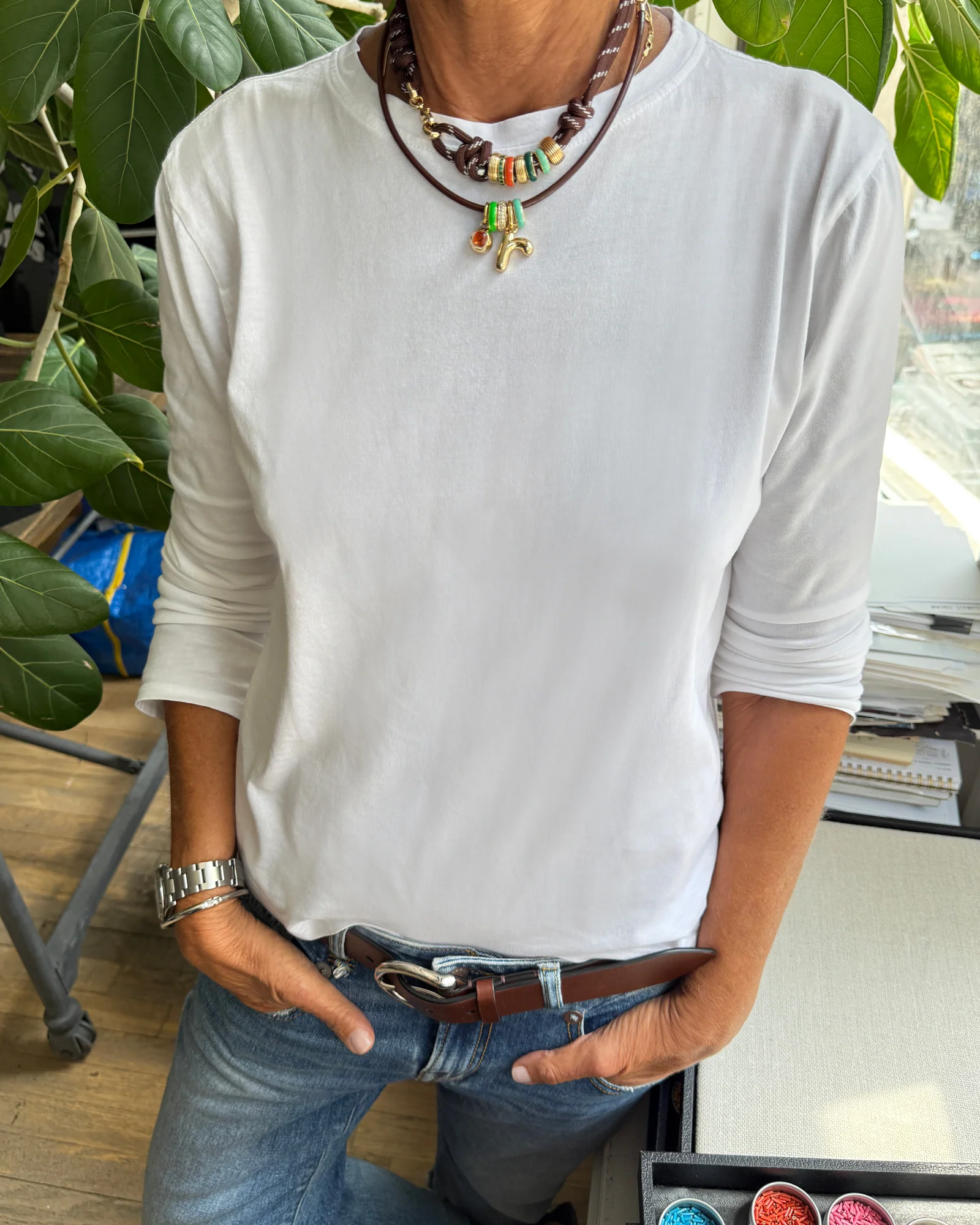 The Super Size Happy Cord Necklace - Image 7
