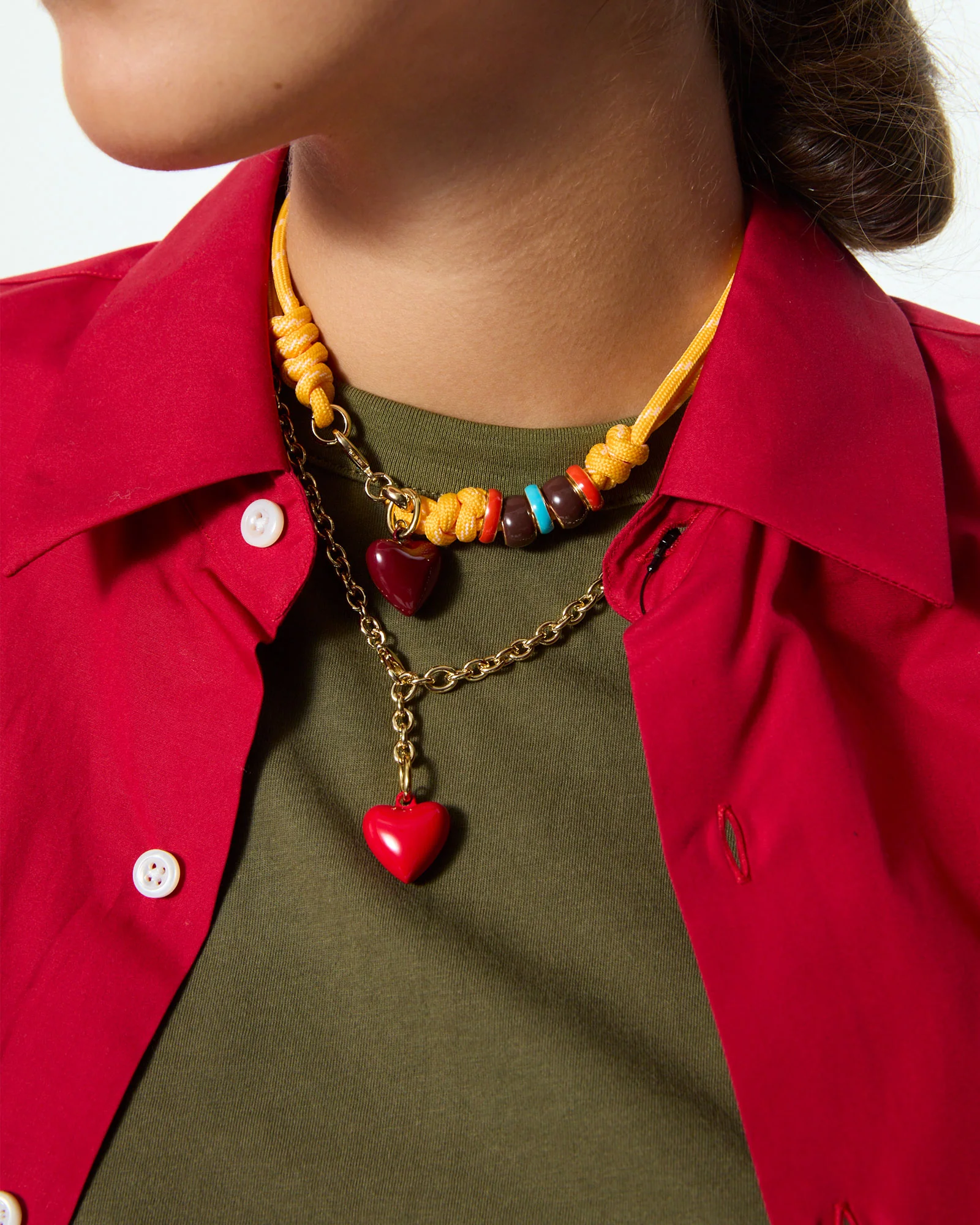 The Super Size Happy Cord Necklace - Image 3